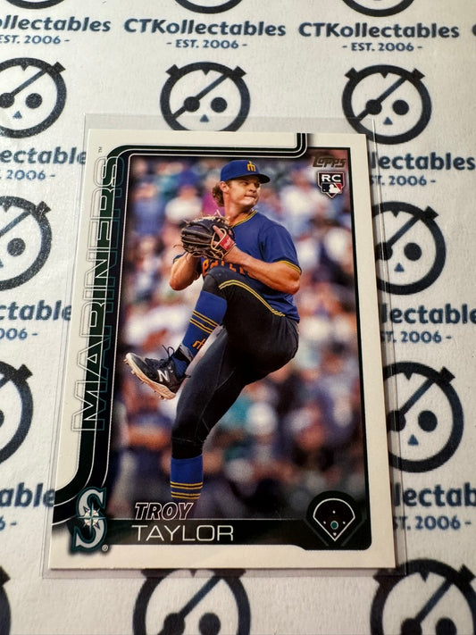 2025 Topps Series 2 Baseball Rookie Card #691 Troy Taylor Seattle Mariners RC