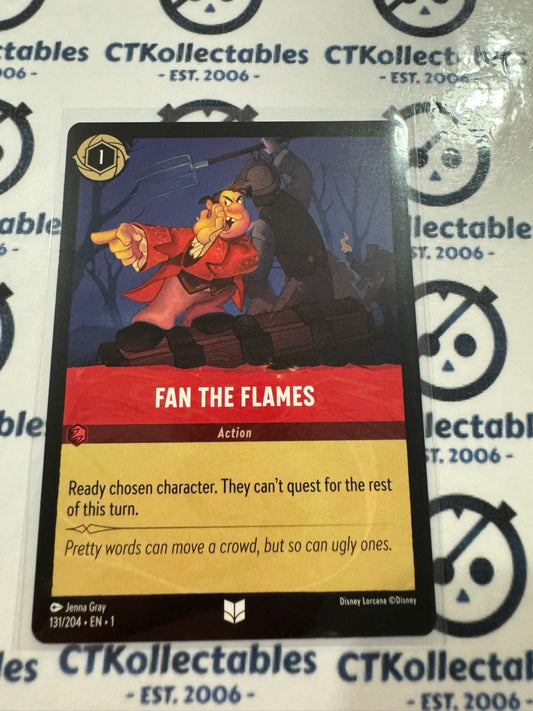 2024 Disney Lorcana Non-Foil #131/204 Fan The Flames The First Chapter Uncommon