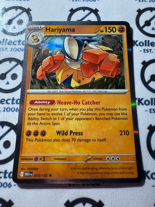 Hariyama Holo Rare #073/132 Mega Evolution Pokemon
