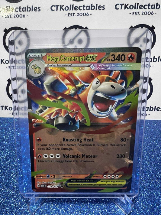 Mega Camerupt EX Double Rare #022/132 Mega Evolution Pokemon