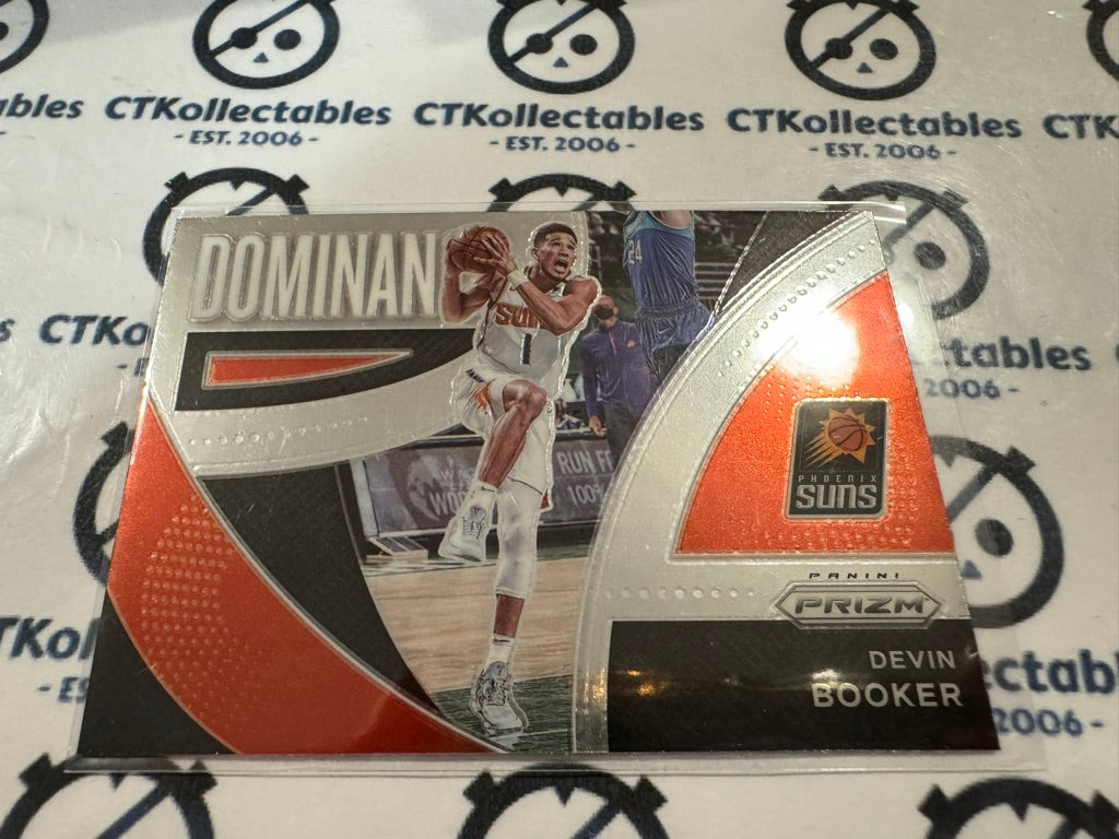 2021-22 NBA Panini Prizm Devin Booker Dominance #3 Suns