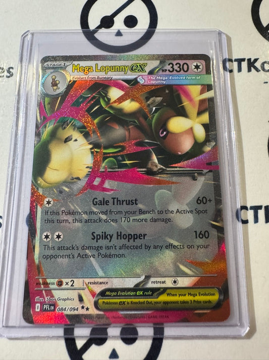 Mega Lopunny EX Double Rare #084/094 Phantasmal Flames Pokemon