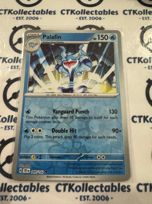 Palafin Reverse Holo Scarlet & Violet Temporal Forces # 049/162 Pokemon