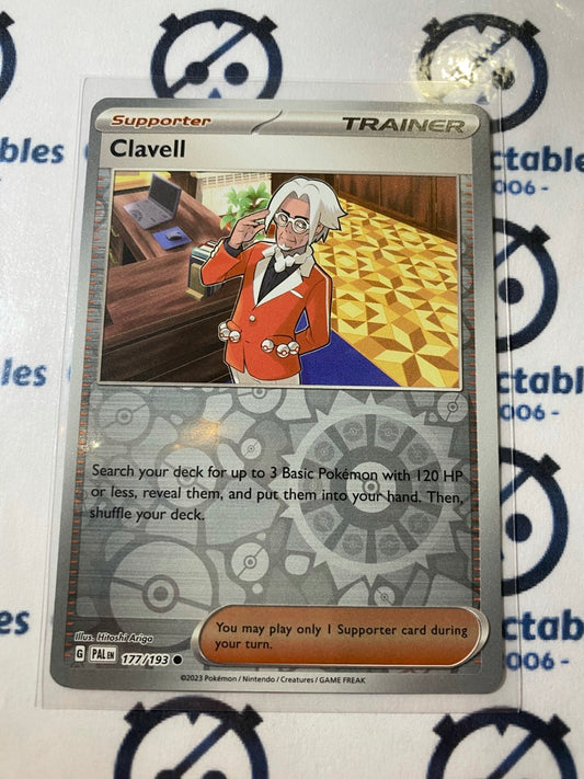 Clavell Reverse Holo #177/193 2023 Paldea Evolved Pokemon Card