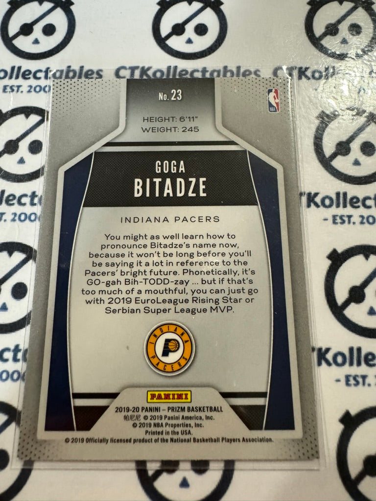 2019-20 NBA Panini Prizm Goga Bitadze Instant Impact #23 Pacers