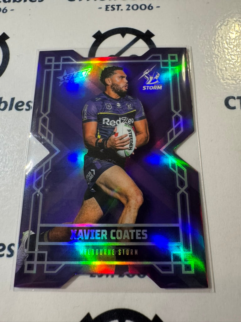 2026 Select NRL League Heroes Colours Diecut #CD94 Xavier Coates Storm