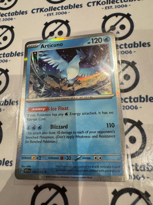 Articuno Holo Rare #144/165 Scarlet & Violet 151 Pokemon Card