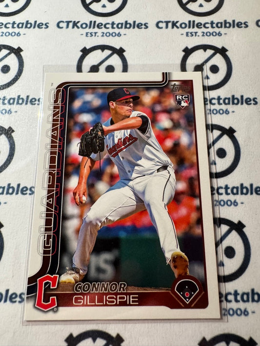 2025 Topps Series 2 Baseball Rookie Card #632 Connor Gillispie Cleveland Guardians