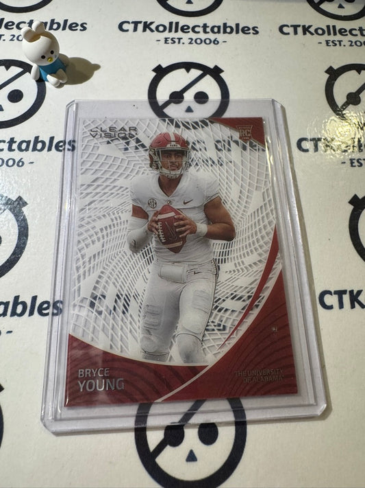 2023 NFL Panini Chronicles Draft Picks Clear Vision Bryce Young Silver 1 Alabama