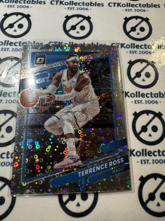 20121-22 NBA Donruss Optic Terrence Ross Fast break Silver Disco Prizm #35 Magic