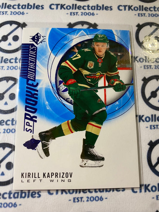 2020-21 SP Authentic Kirill Kaprizov SP Rookie Authentics Blue #129