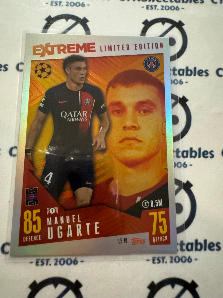 2023-24 TOPPS MATCH ATTAX Manuel Ugarte Extreme Limited #LE10 Soccer Card