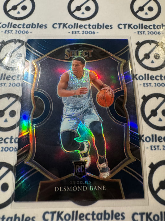 2020-21 NBA Select Desmond Bane Rookie RC Blue Prizm Concourse #90 Memphis