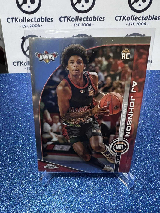 2023-24 Topps Chrome NBL Rookie #31 AJ Johnson Illawarra Hawks