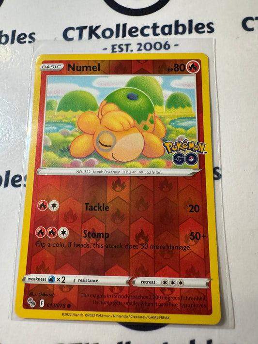 Numel #013/078 Reverse Holo -Pokemon Go ! Pokemon Card