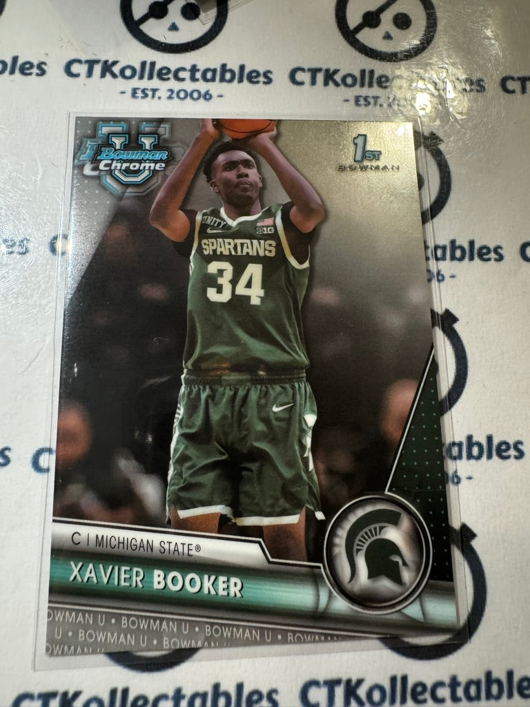 2023/24 Bowman Chrome University Xavier Booker #57 1st Bowman