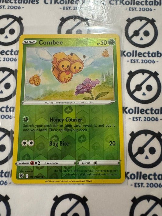 Combee Reverse Holo #011/189 Sword & Shield Astral Radiance Pokemon Card