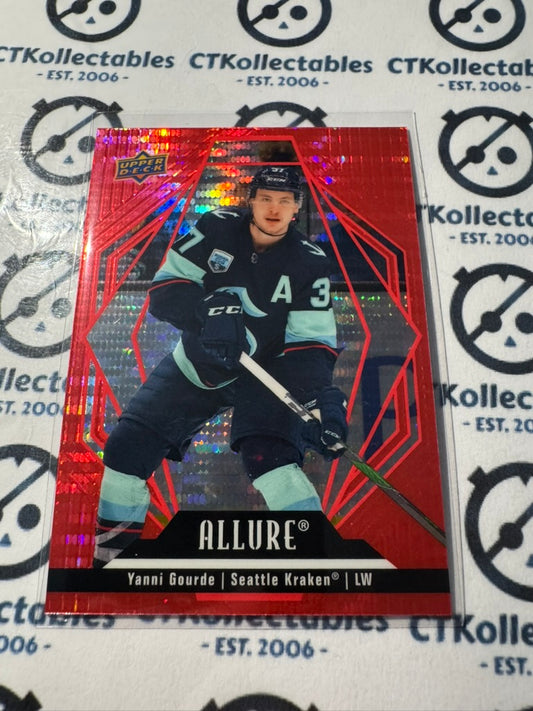 2022-23 Upper Deck NHL Allure Yanni Gourde Red Rainbow #67