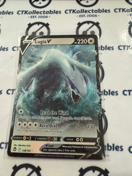 Lugia V #138/195 Ultra Rare Silver Tempest Pokémon Card