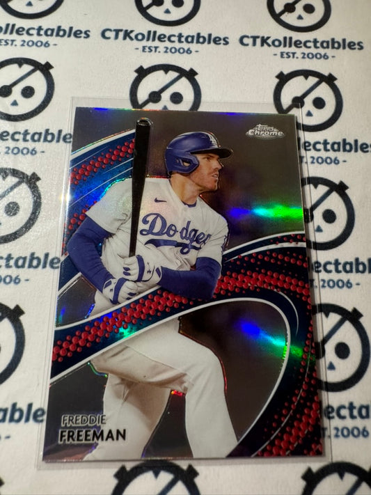 2024 Topps Chrome Baseball Freddie Freeman Strokes #S-4 Dodgers