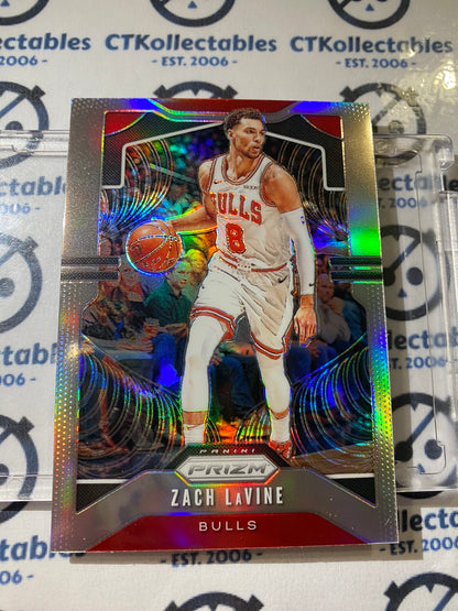 2019-20 NBA Prizm Zach Lavine Silver Prizm #61 Bulls