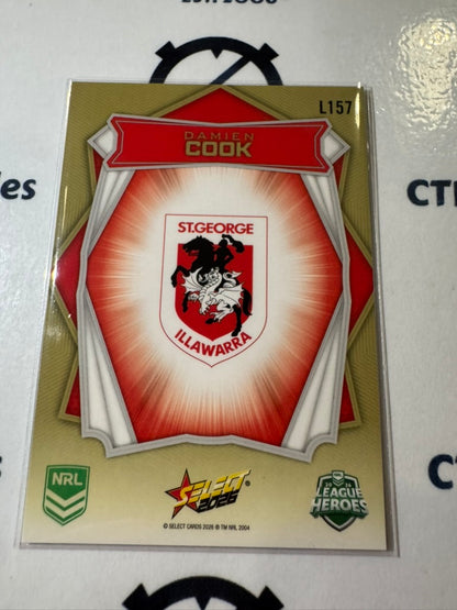 2026 Select NRL League Heroes Luminous Base #L157 Damien Cook Dragons