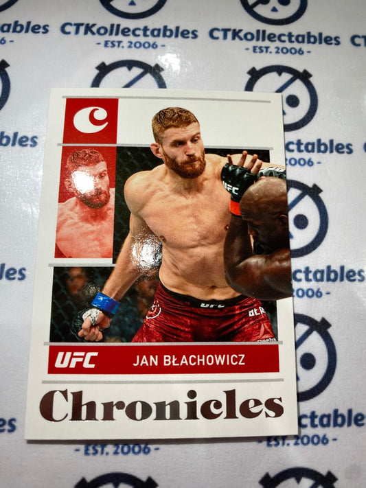 2022 UFC Panini Chronicles Base #25 Jan Blachowicz - Light Heavyweight