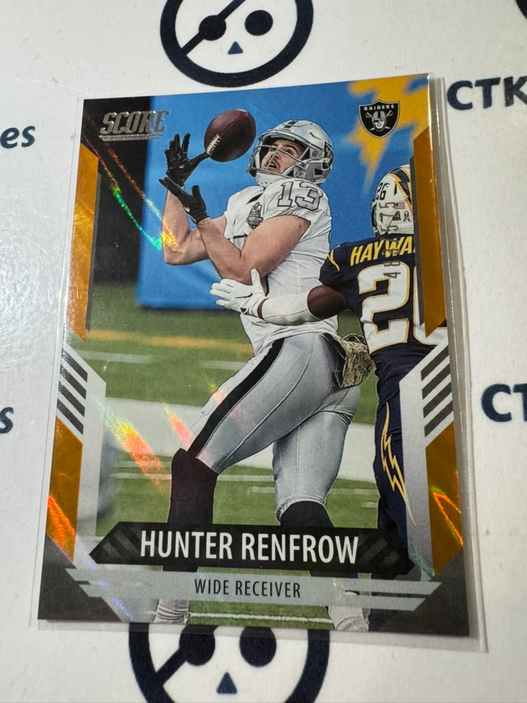 2021 NFL Score Hunter Renfrow Lava #483/575 Raiders