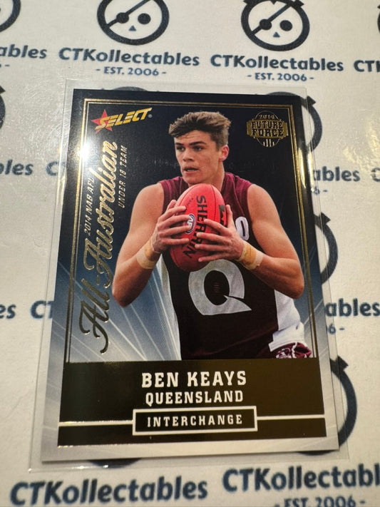 2014 Select AFL Future Force Ben Keays All Australian #AA21