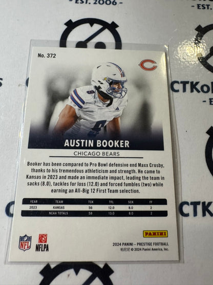 2024 NFL Prestige Dots Xtra Points Rookie #372 Austin Booker Chicago Bears