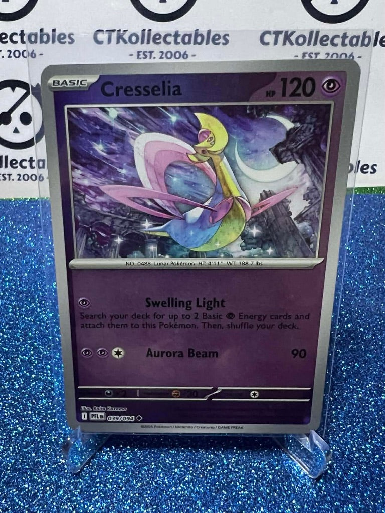 Cresselia Reverse Holo 039/094 Phantasmal Flames Pokemon
