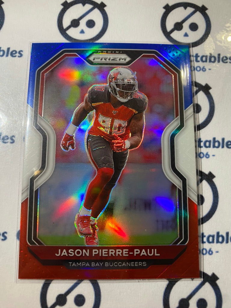 2020 NFL Prizm Jason Pierre-Paul Red White & Blue Prizm #261 Buccaneers