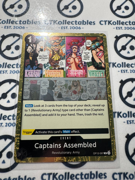 One Piece : Legacy of the Master FOIL OP12-097 – Captains Assembled – Rare