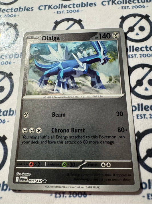 Dialga Reverse Holo #095/132 Mega Evolution Pokemon