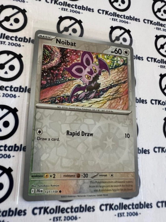 Noibat Reverse Holo #127/159 Journey Together Pokemon Card TCG