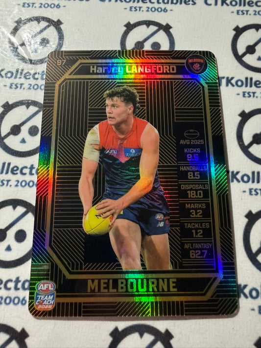 2026 Teamcoach AFL BRONZE Harvey Langford #97 Demons