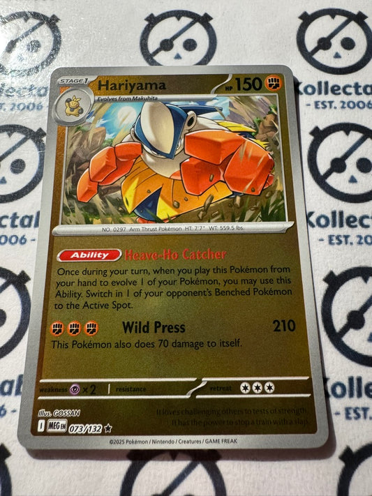 Hariyama Reverse Holo #073/132 Mega Evolution Pokemon