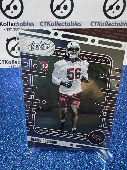 2024 NFL Panini Absolute Rookie RC #127 Darius Robinson Arizona Cardinals