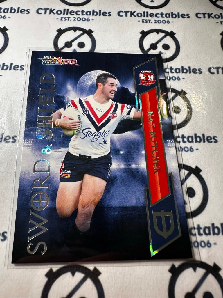 2024 TLA NRL Traders Sword & Shield - Nat Butcher SS30/34 Roosters