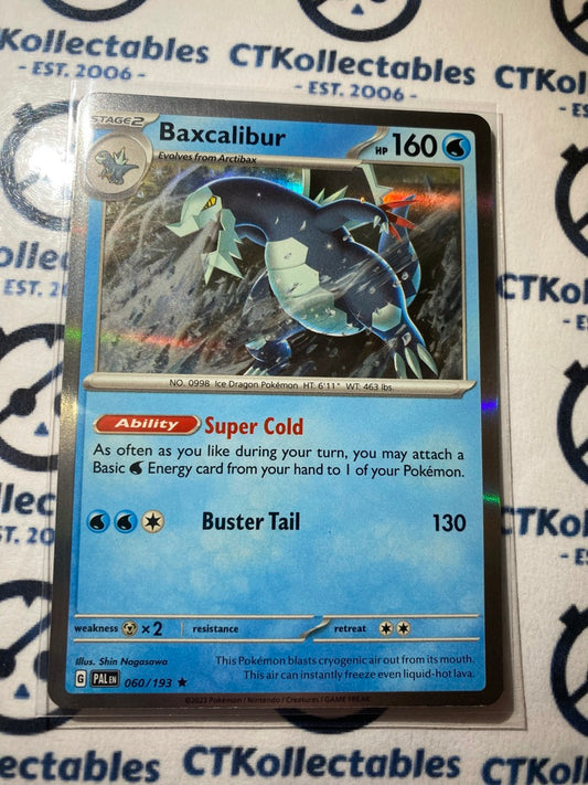 Baxcalibur Holo Rare #060/193 2023 Paldea Evolved Pokemon Card
