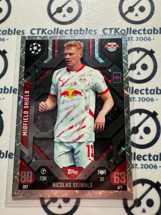 24/25 TOPPS MATCH ATTAX Nichola Seiwald Midfield Shield #317