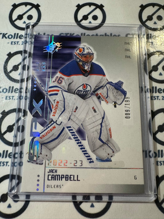 2022-23 NHL SPX Hockey Jack Campbell Retro #R-29 #009/199 Oilers