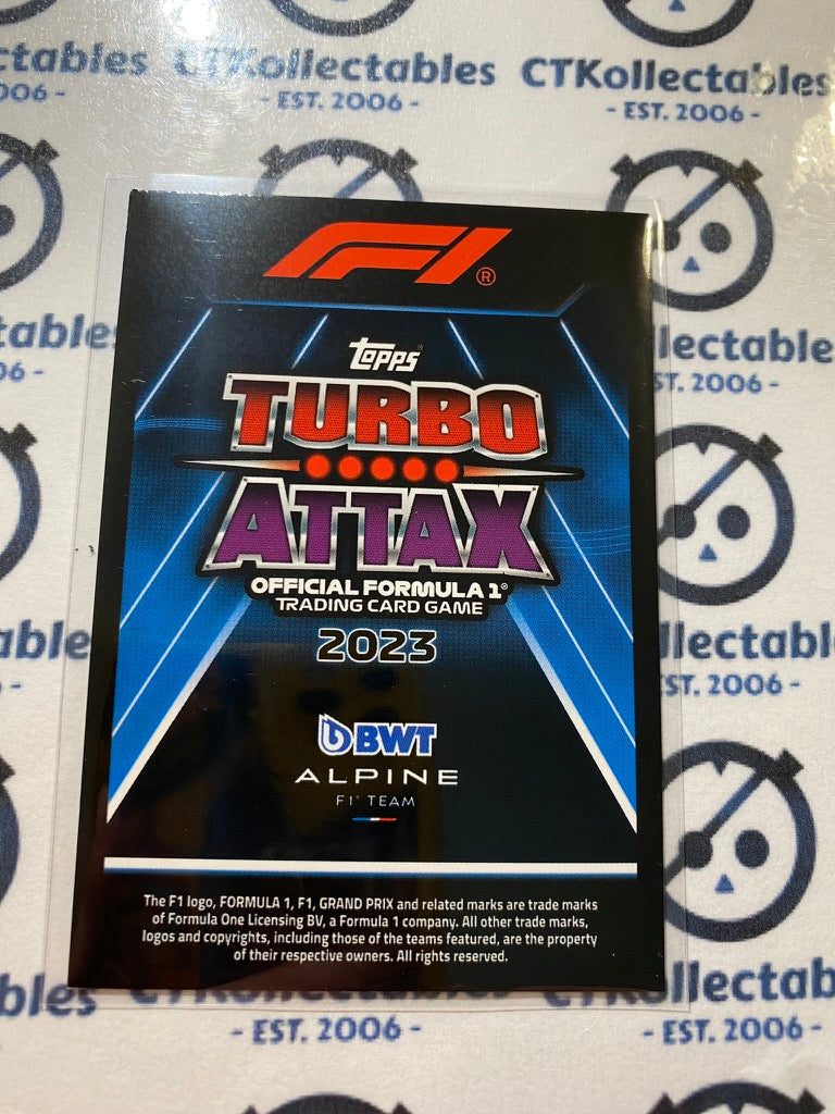 2023 Topps Turbo Attax F1 -Pink Foil Esteban Ocon Superstar #278