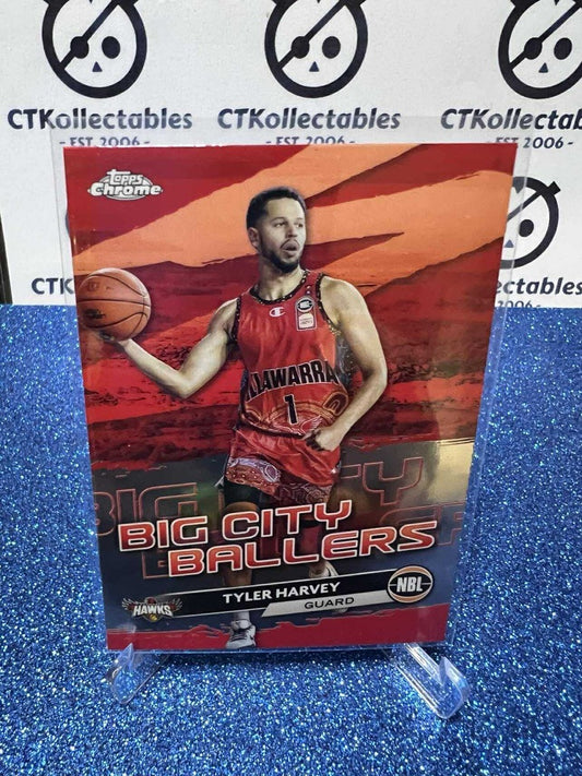 2023-24 Topps Chrome NBL Will Tyler Harvey Big City Ballers #BCB-10 Hawks