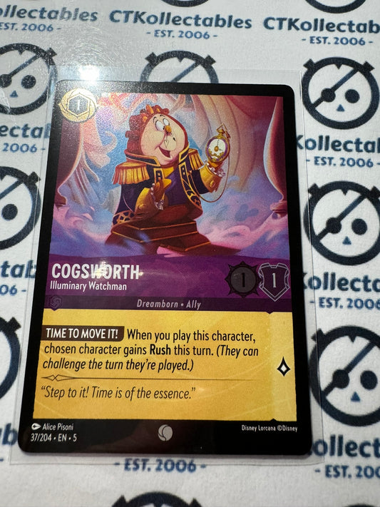 2024 Disney Lorcana Shimmering Skies COLD FOIL 37/204	Cogsworth