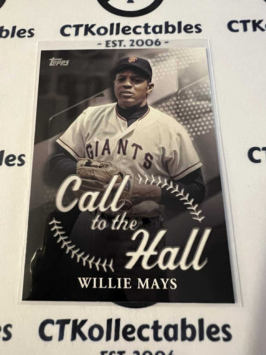 2025 Topps Series 1 Baseball Willie Mays Call to the Hall #CTH-22 Giants