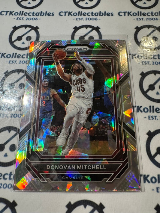 2022/23 Panini NBA Prizm Donovan Mitchell Cracked Ice Prizm #66 Cavs