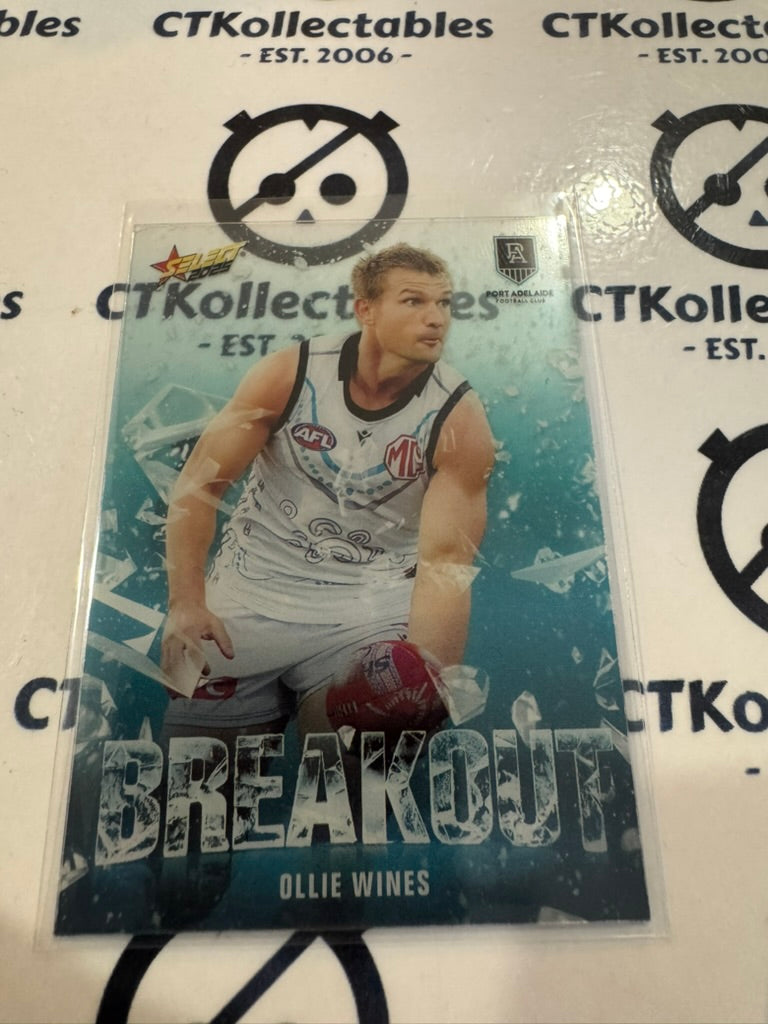 2025 AFL Footy Stars Breakout Ollie Wines #B65 Power