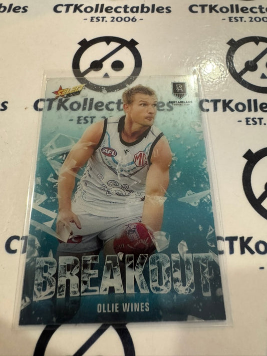 2025 AFL Footy Stars Breakout Ollie Wines #B65 Power