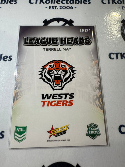 2026 Select NRL League Heroes League Heads #LH134 Terrell May Tigers